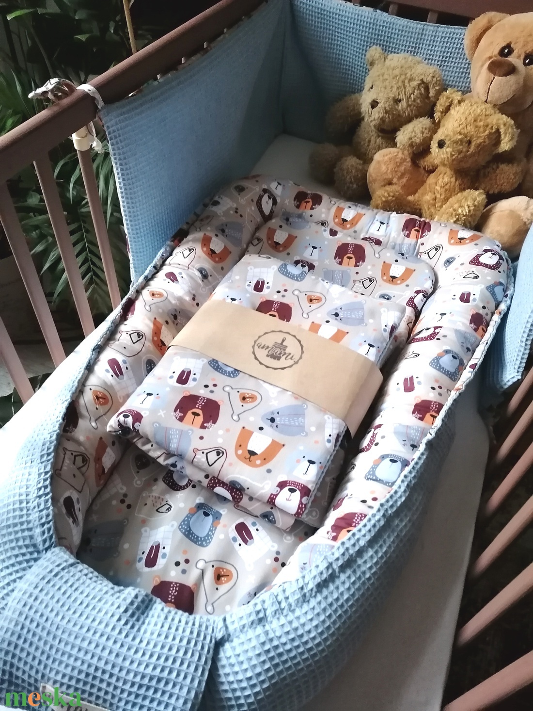 Babafészek 7 részes - otthon & életmód - babaszoba, gyerekszoba - babafészek - Meska.hu