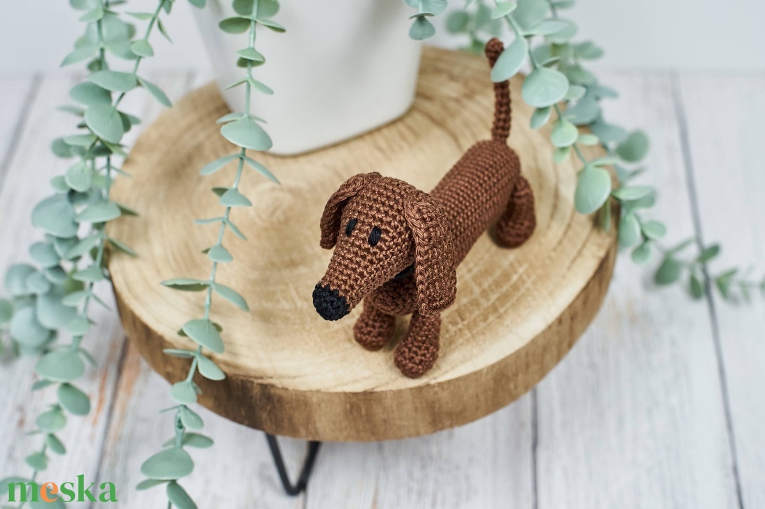 Horgolt TACSKÓ, amigurumi tacsi akciós termékkép 1