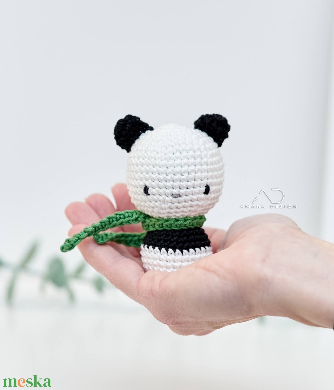 KÉSZTERMÉK -  ZsebAmara - horgolt panda maci, marokfigura - játék & sport - plüssállat & játékfigura - maci - Meska.hu