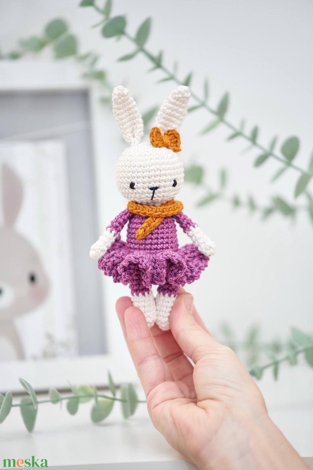 ZsebAmara - horgolt MINI balerina nyuszi, marokállatka - játék & sport - plüssállat & játékfigura - nyuszi - Meska.hu ZsebAmara - horgolt MINI balerina nyuszi, marokállatka - játék & sport - plüssállat & játékfigura - nyuszi - Meska.hu