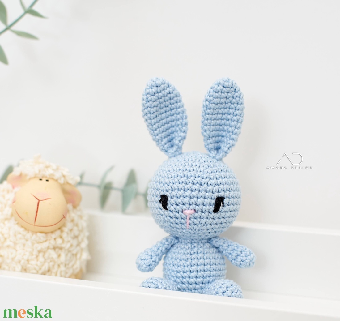 ZsebAmara - horgolt MINI ülő nyuszi marokfigura, húsvéti nyuszi - játék & sport - plüssállat & játékfigura - nyuszi - Meska.hu ZsebAmara - horgolt MINI ülő nyuszi marokfigura, húsvéti nyuszi - játék & sport - plüssállat & játékfigura - nyuszi - Meska.hu