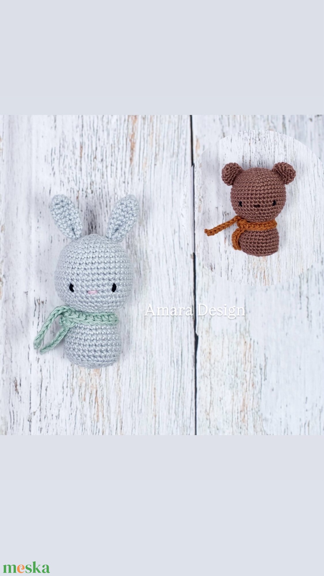 ZsebAmara - horgolt NYUSZI vagy MACI marokfigura - játék & sport - plüssállat & játékfigura - nyuszi - Meska.hu