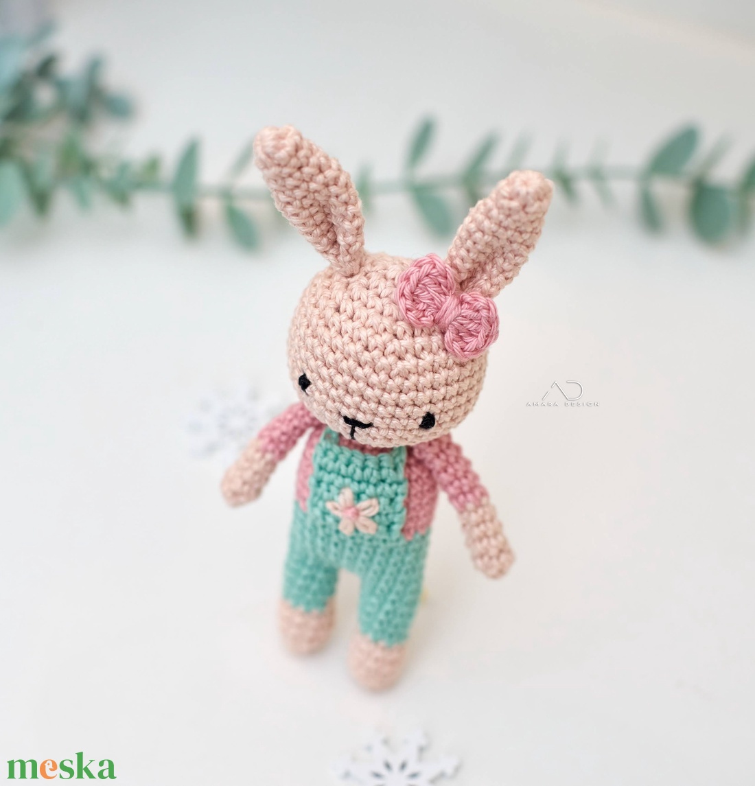 ZsebAmara - horgolt MINI nyuszi, marokállatka - játék & sport - plüssállat & játékfigura - nyuszi - Meska.hu