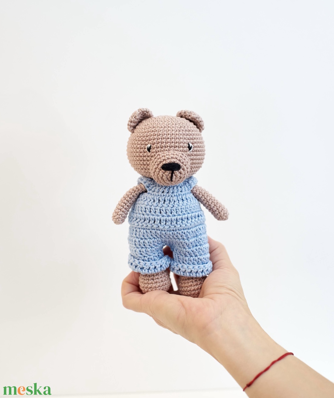 Horgolt öltöztethető mackó  - játék & sport - plüssállat & játékfigura - maci - Meska.hu