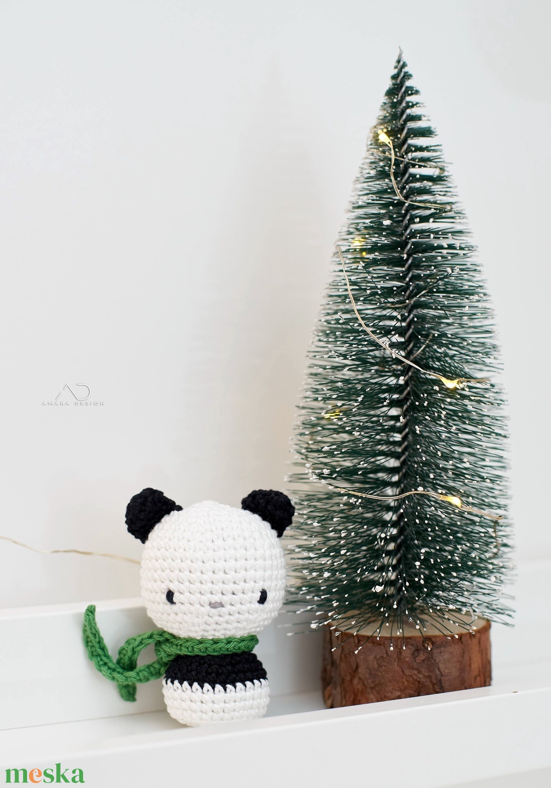 ZsebAmara - horgolt panda maci, marokfigura - játék & sport - plüssállat & játékfigura - maci - Meska.hu