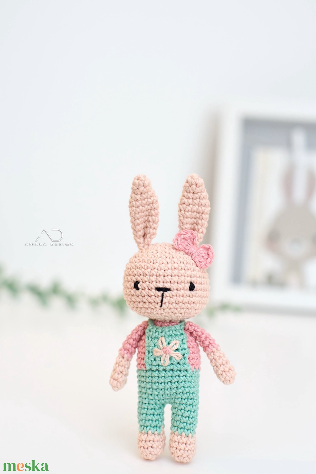 ZsebAmara - horgolt MINI nyuszi, marokállatka - játék & sport - plüssállat & játékfigura - nyuszi - Meska.hu