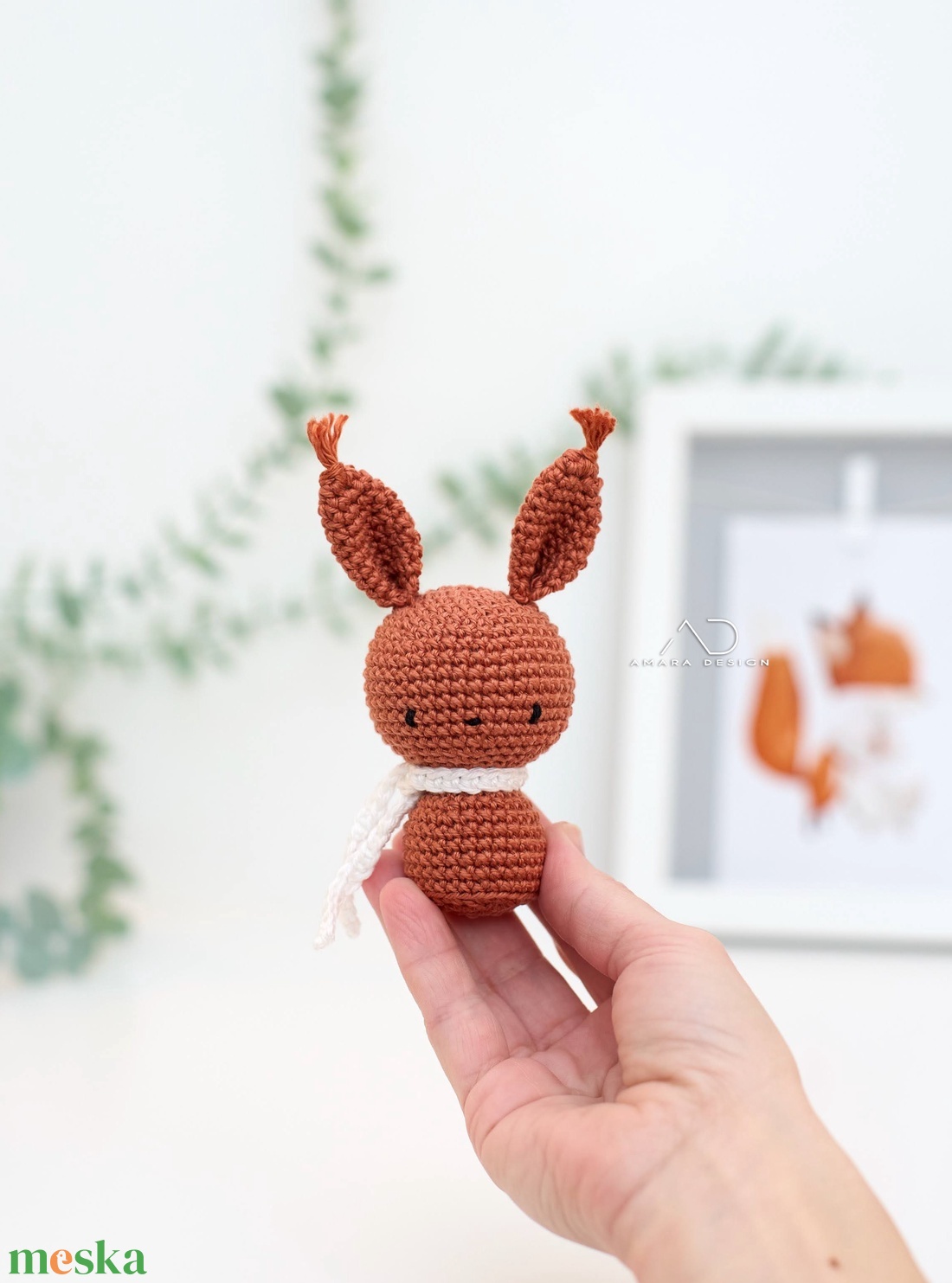 ZsebAmara - horgolt mókus, marokfigura - játék & sport - plüssállat & játékfigura - róka - Meska.hu