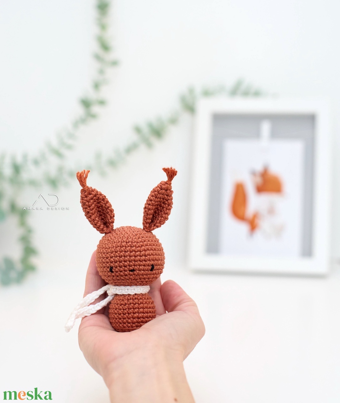 ZsebAmara - horgolt mókus, marokfigura - játék & sport - plüssállat & játékfigura - róka - Meska.hu