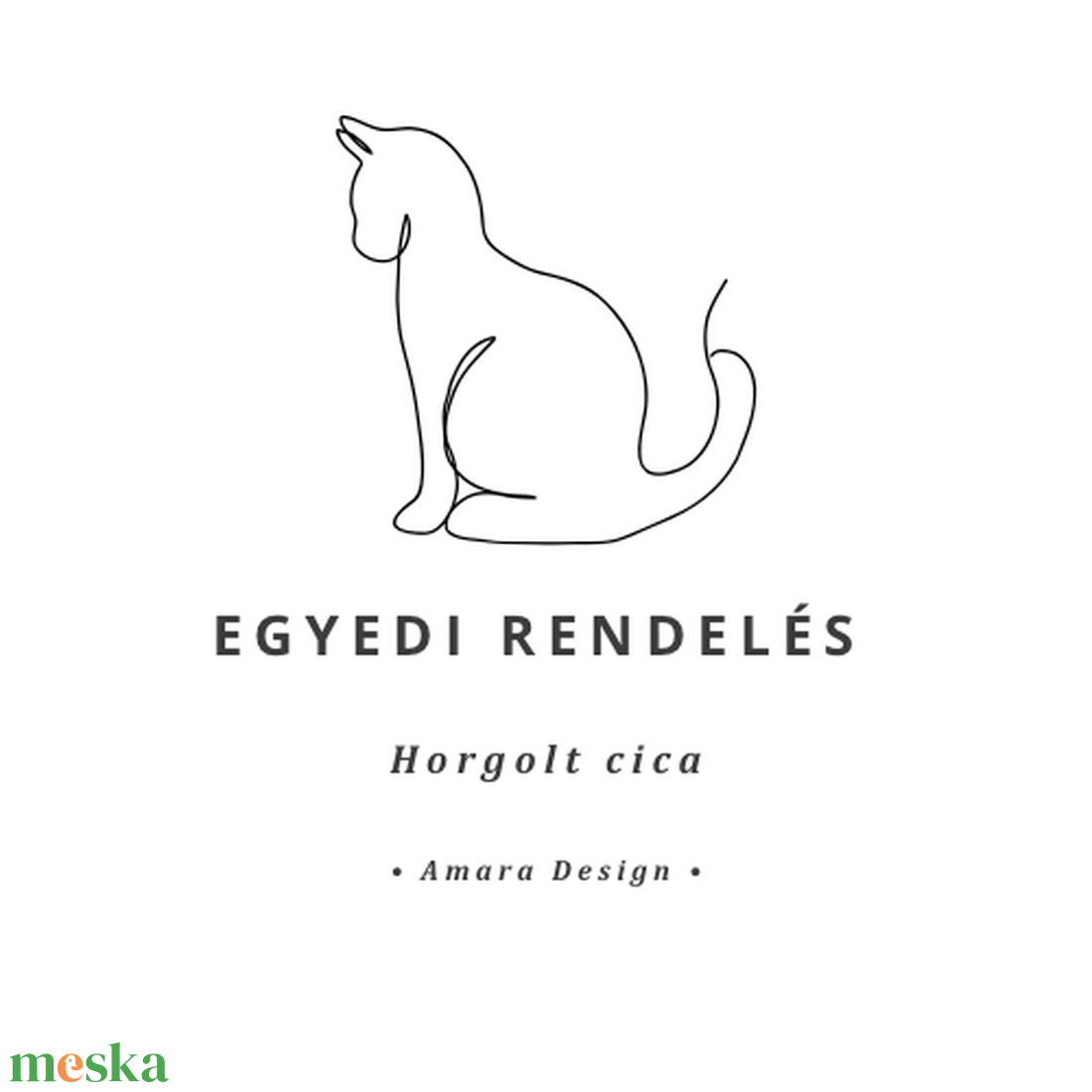 Horgolt CICA - fehér/rózsaszín színekben - játék & sport - plüssállat & játékfigura - cica - Meska.hu