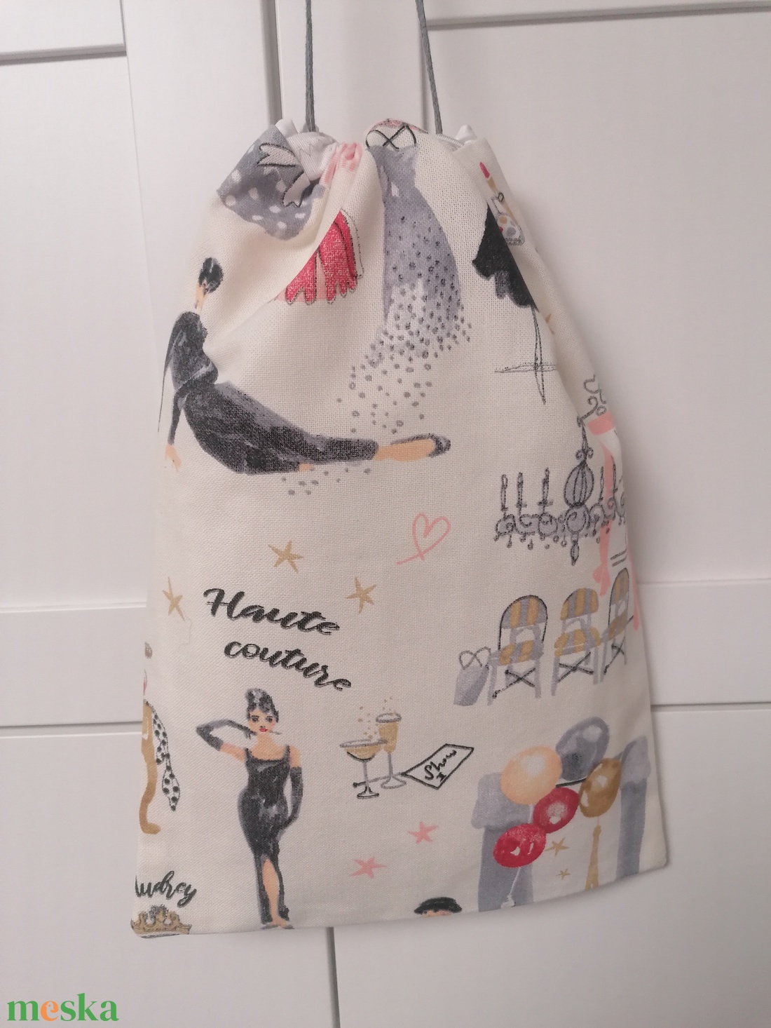 Frissentartó és kenyeres zsák - Audrey Hepburn  - táska & tok - bevásárlás & shopper táska - kenyeres zsák - Meska.hu