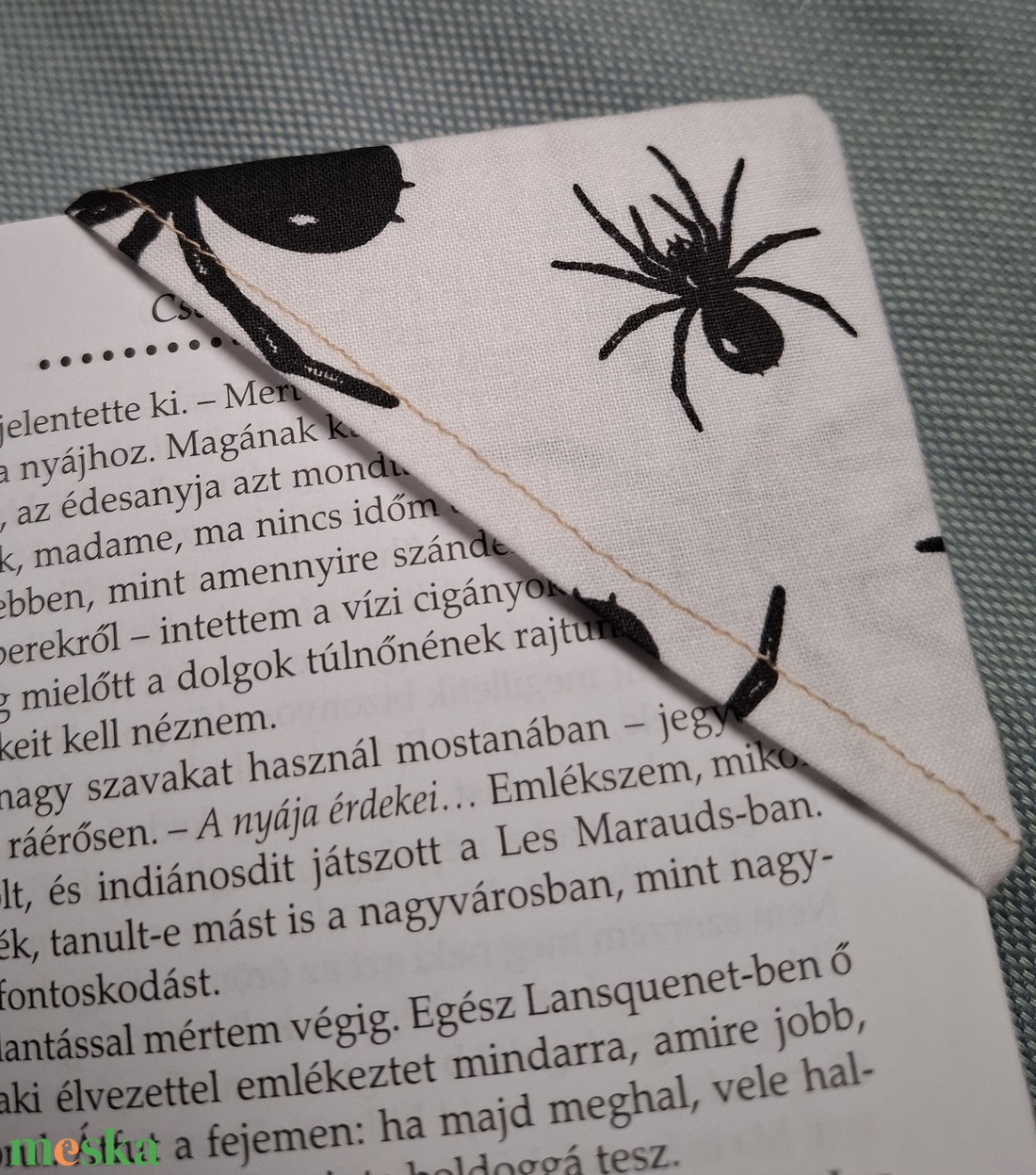 Könyvjelző - pók - könyv & zene - könyvjelző - Meska.hu