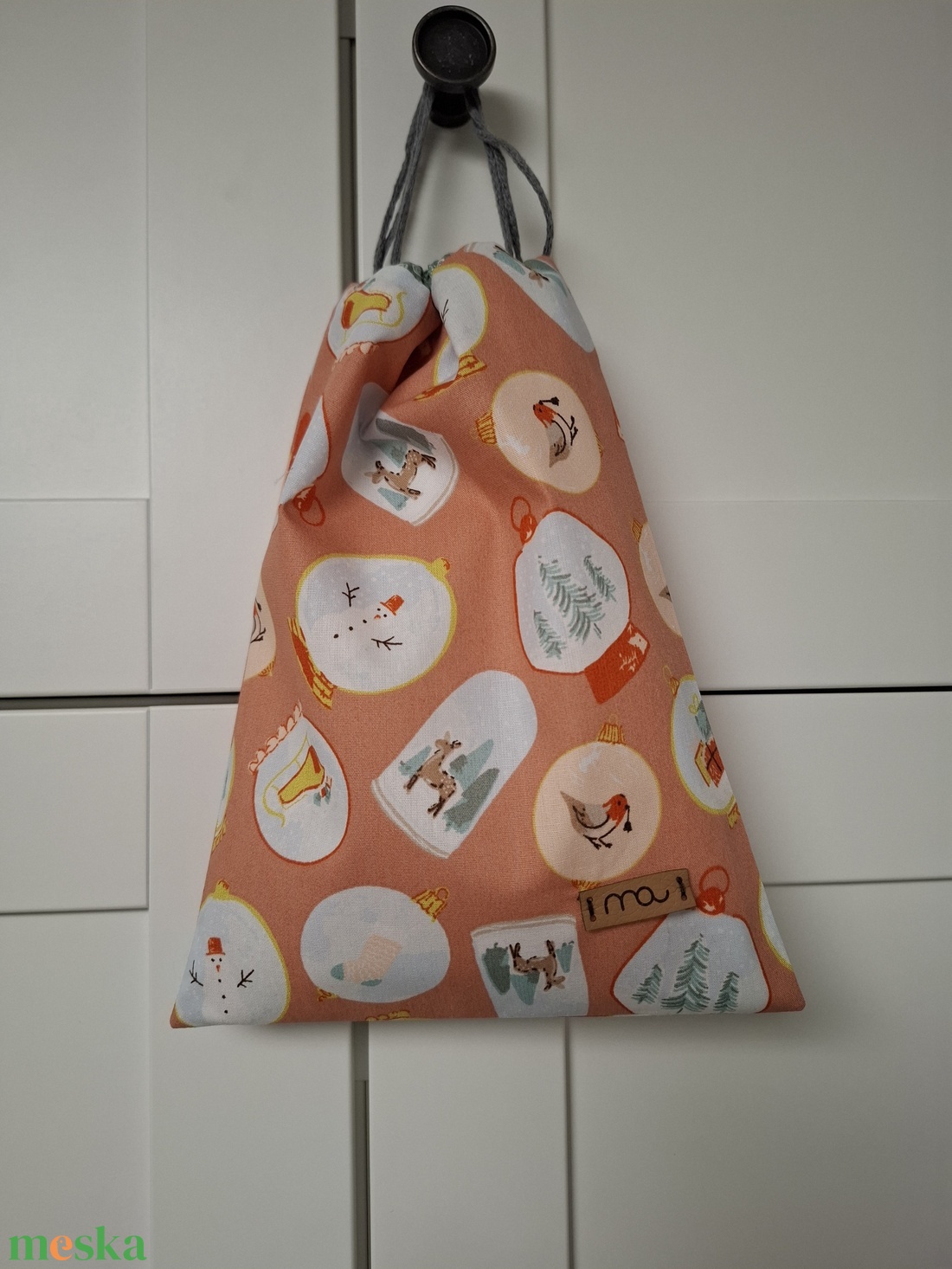 Mikulás zsák - uzsonnás tasak prémium minőségi anyagból - táska & tok - bevásárlás & shopper táska - kenyeres zsák - Meska.hu