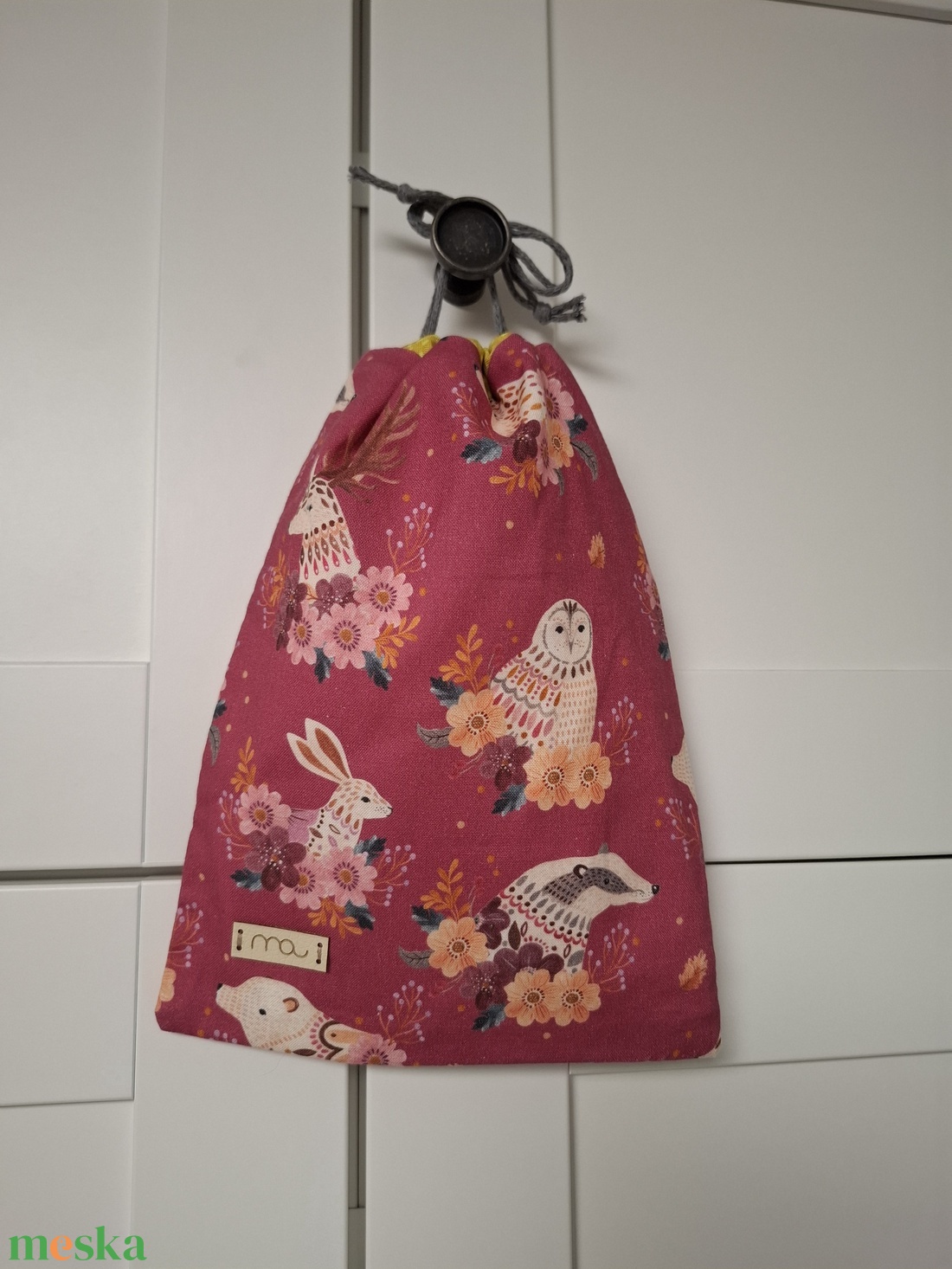 Uzsonnás tasak, frissentartó zsák prémium minőségű anyagból - táska & tok - bevásárlás & shopper táska - kenyeres zsák - Meska.hu