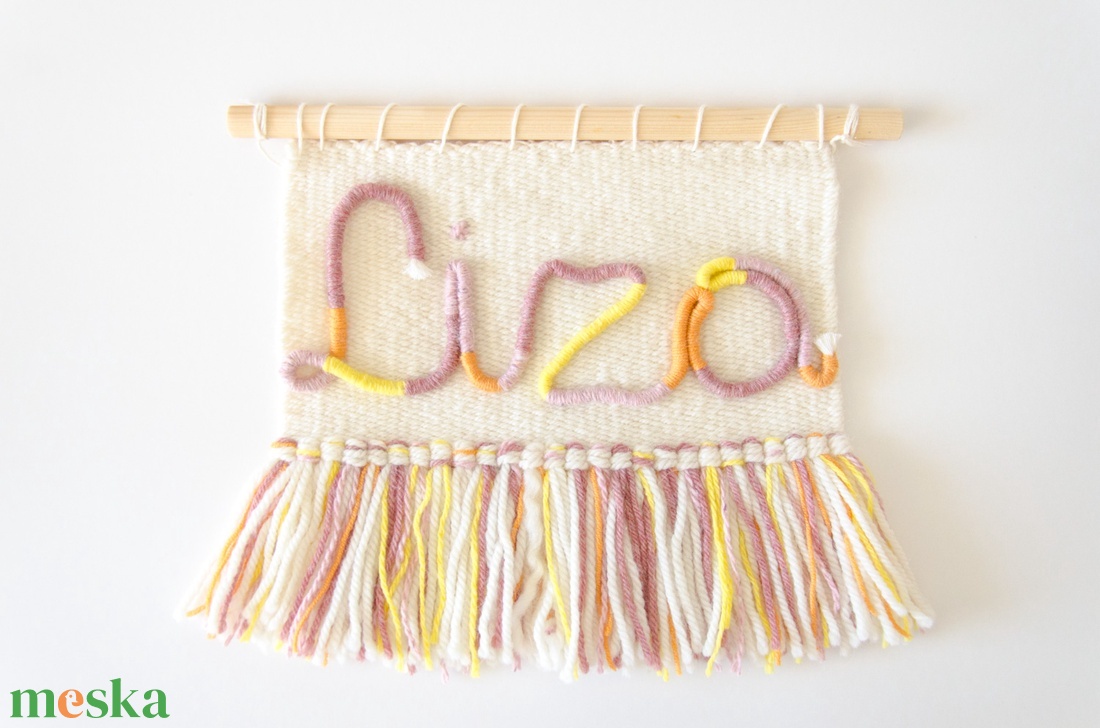 Egyedi név - szövött falidísz - otthon & életmód - dekoráció - fali és függő dekoráció - betű & név - Meska.hu Egyedi név - szövött falidísz - otthon & életmód - dekoráció - fali és függő dekoráció - betű & név - Meska.hu