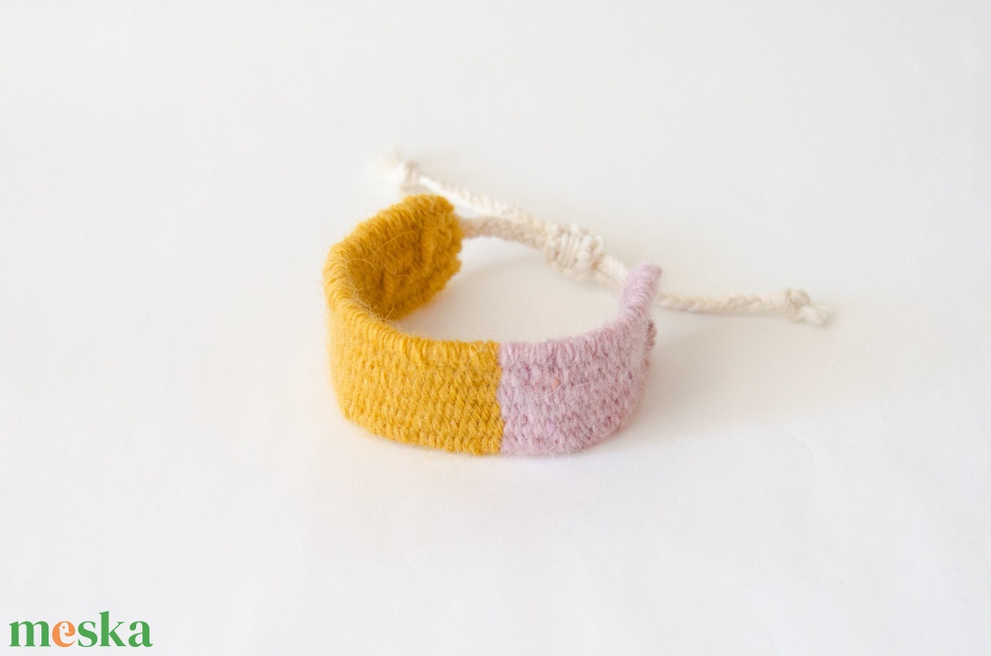 Szövött karkötő - ékszer - karkötő - fonott karkötő - Meska.hu