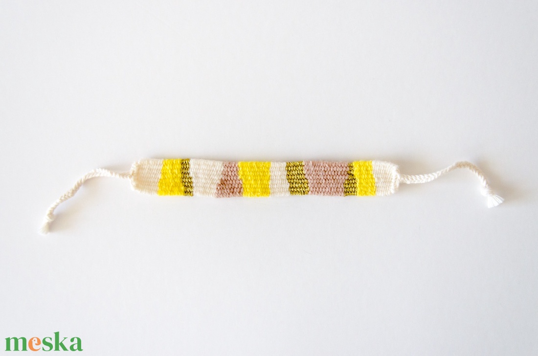 Szövött karkötő - ékszer - karkötő - fonott karkötő - Meska.hu