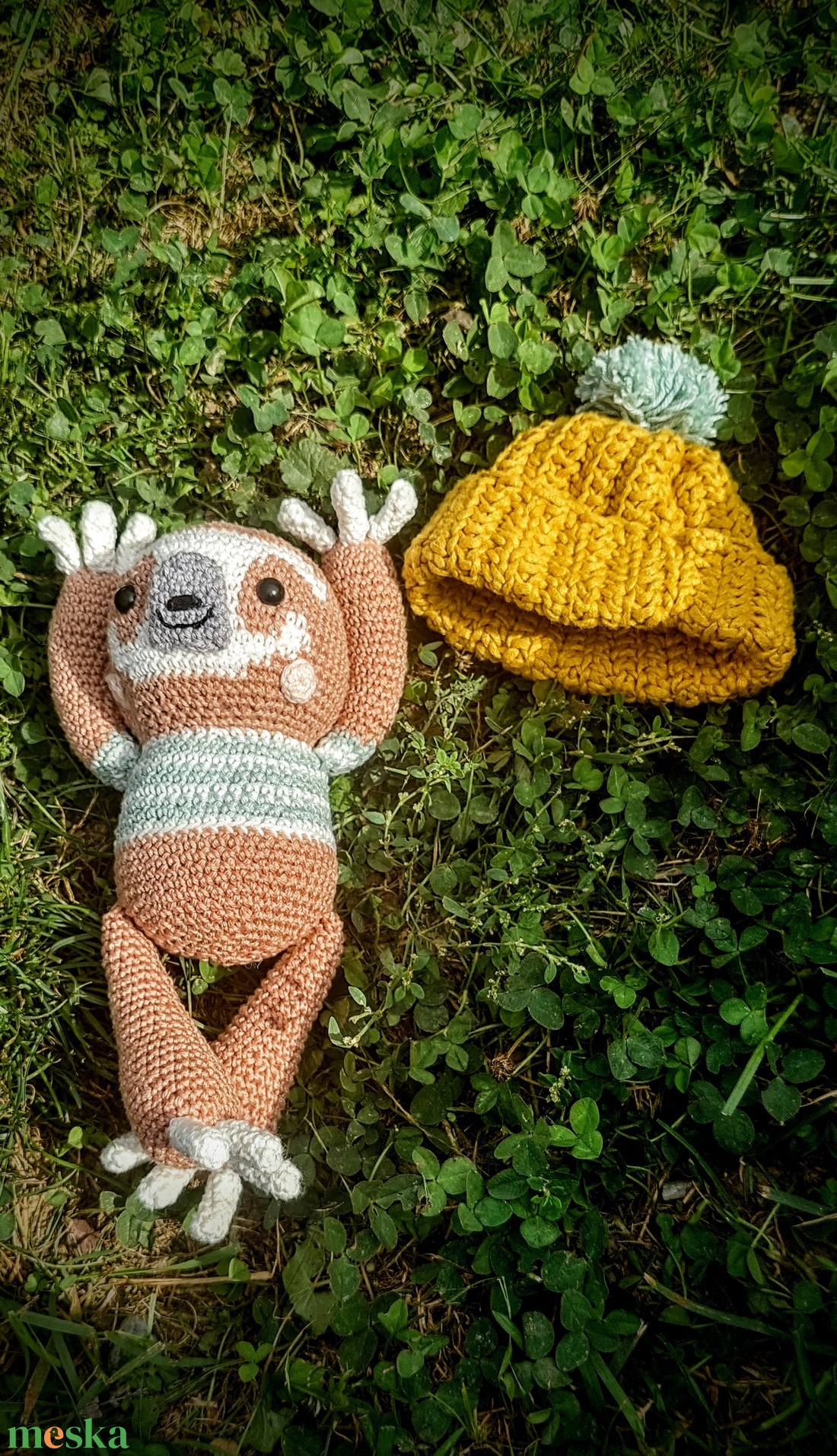 Guszti, a lusta lajhár - játék & sport - plüssállat & játékfigura - más figura - Meska.hu Guszti, a lusta lajhár - játék & sport - plüssállat & játékfigura - más figura - Meska.hu
