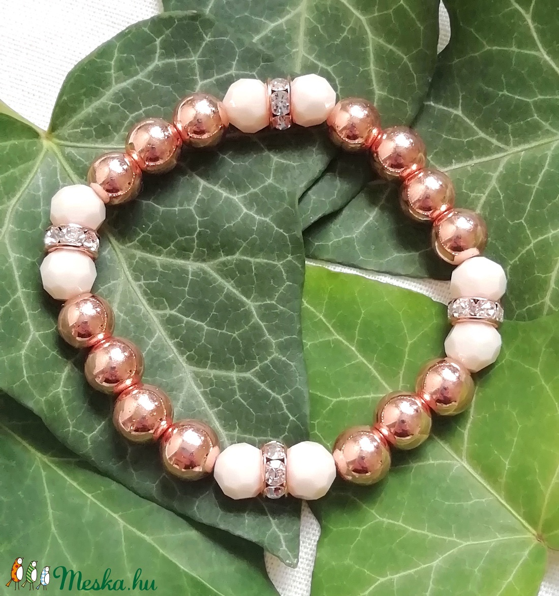 Rosegold hematit ásvány karkötő, rozé arany ásványkarkötő, egyedi rose gold / rózsaarany hematit ásványkarkötő - ékszer - karkötő - bogyós karkötő - Meska.hu Rosegold hematit ásvány karkötő, rozé arany ásványkarkötő, egyedi rose gold / rózsaarany hematit ásványkarkötő - ékszer - karkötő - bogyós karkötő - Meska.hu