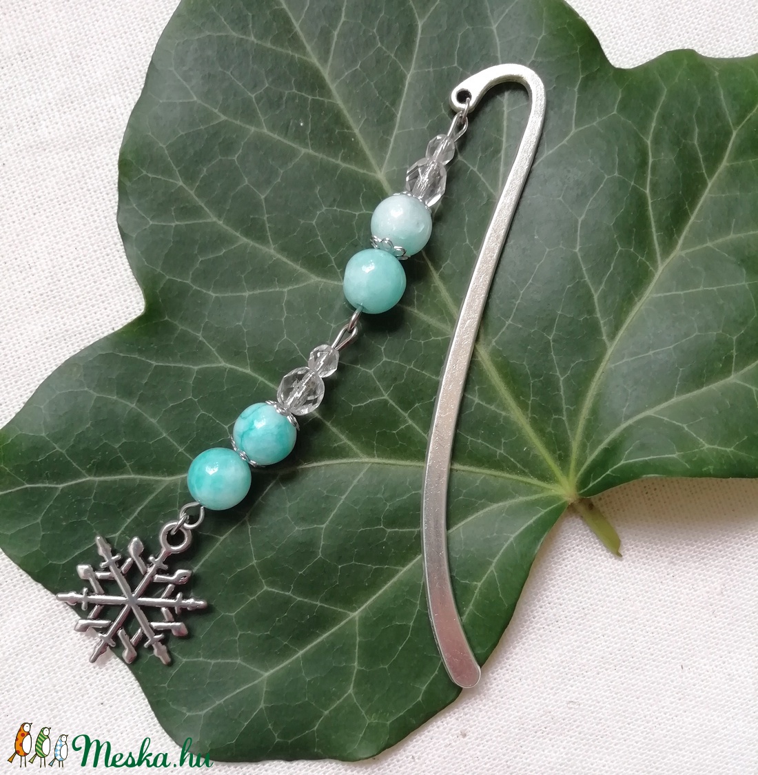 Hópehely könyvjelző - otthon & életmód - papír, írószer - Meska.hu