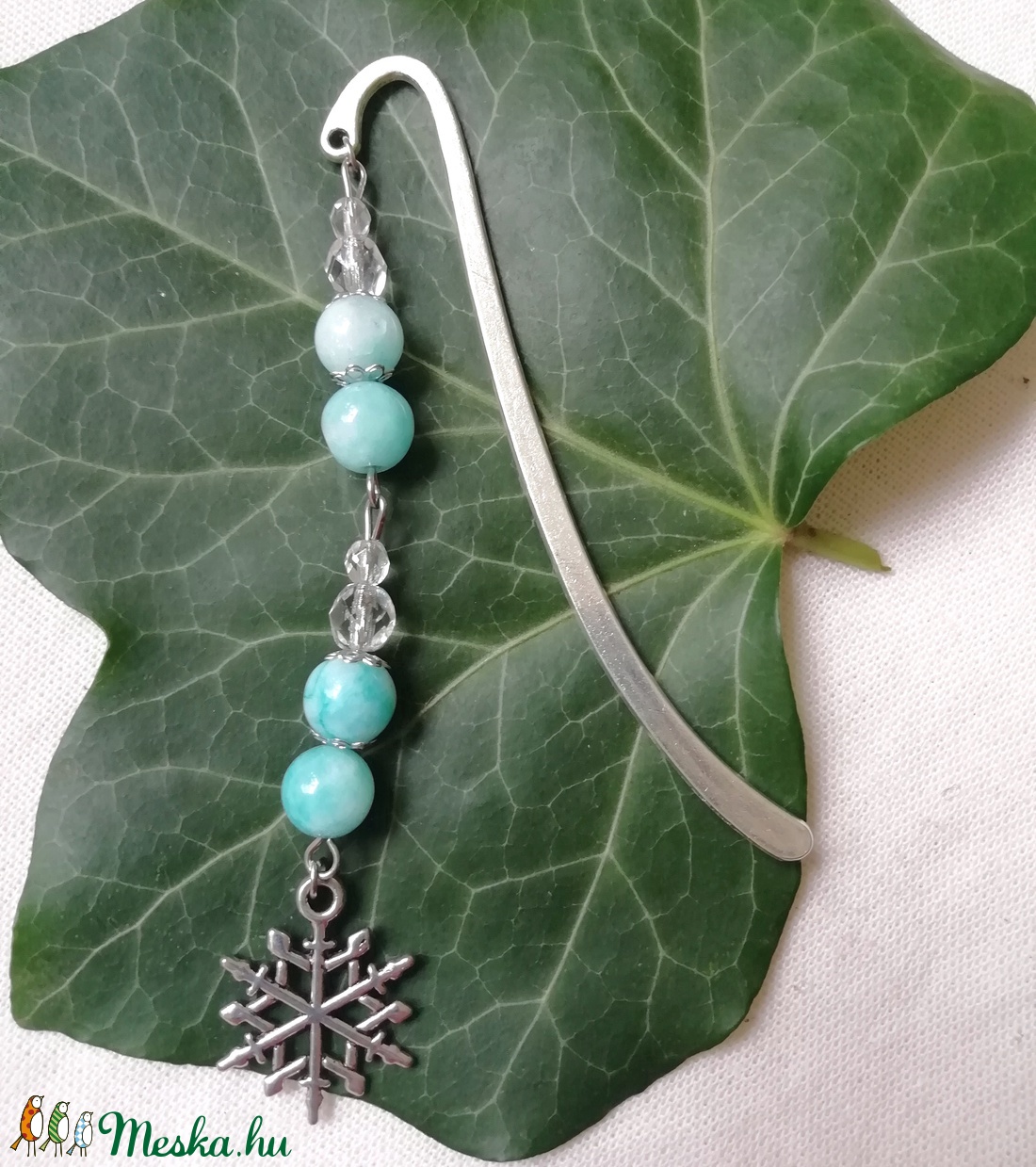 Hópehely könyvjelző - otthon & életmód - papír, írószer - Meska.hu