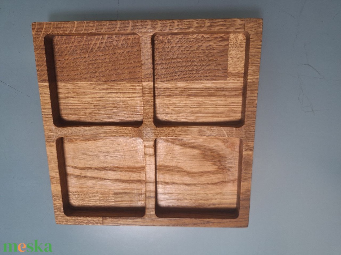 Fa tálca - esküvő - dekoráció - tálalás - Meska.hu