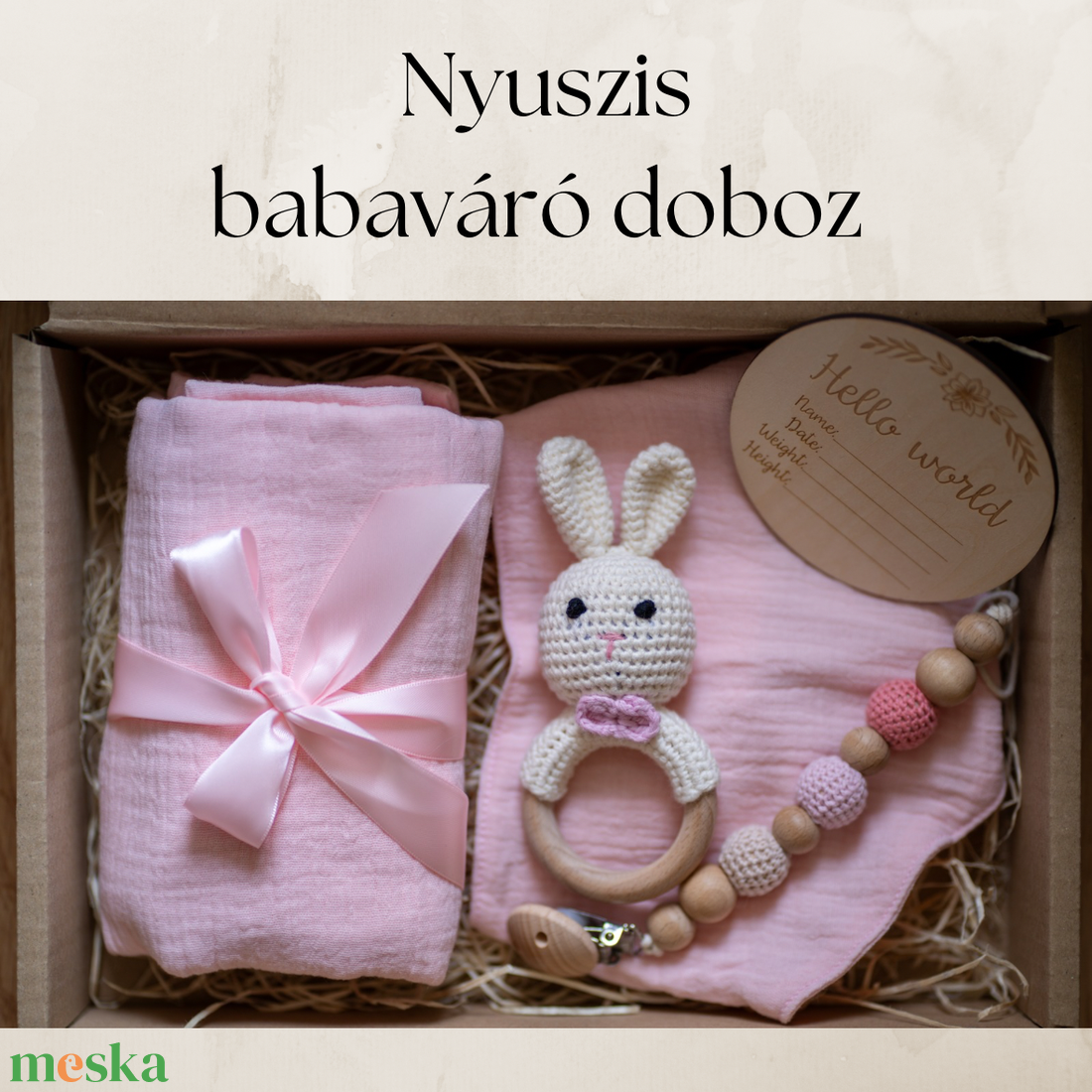 Horgolt nyuszis babaváró doboz/babaváró ajándék - játék & sport - babalátogató ajándékcsomag - Meska.hu Horgolt nyuszis babaváró doboz/babaváró ajándék - játék & sport - babalátogató ajándékcsomag - Meska.hu