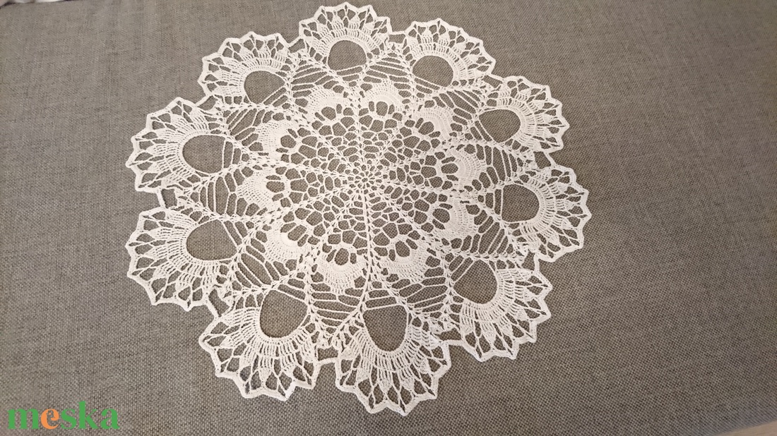 Horgolt terítő  - diy (csináld magad) - szabásminta, útmutató - horgolási minta - Meska.hu