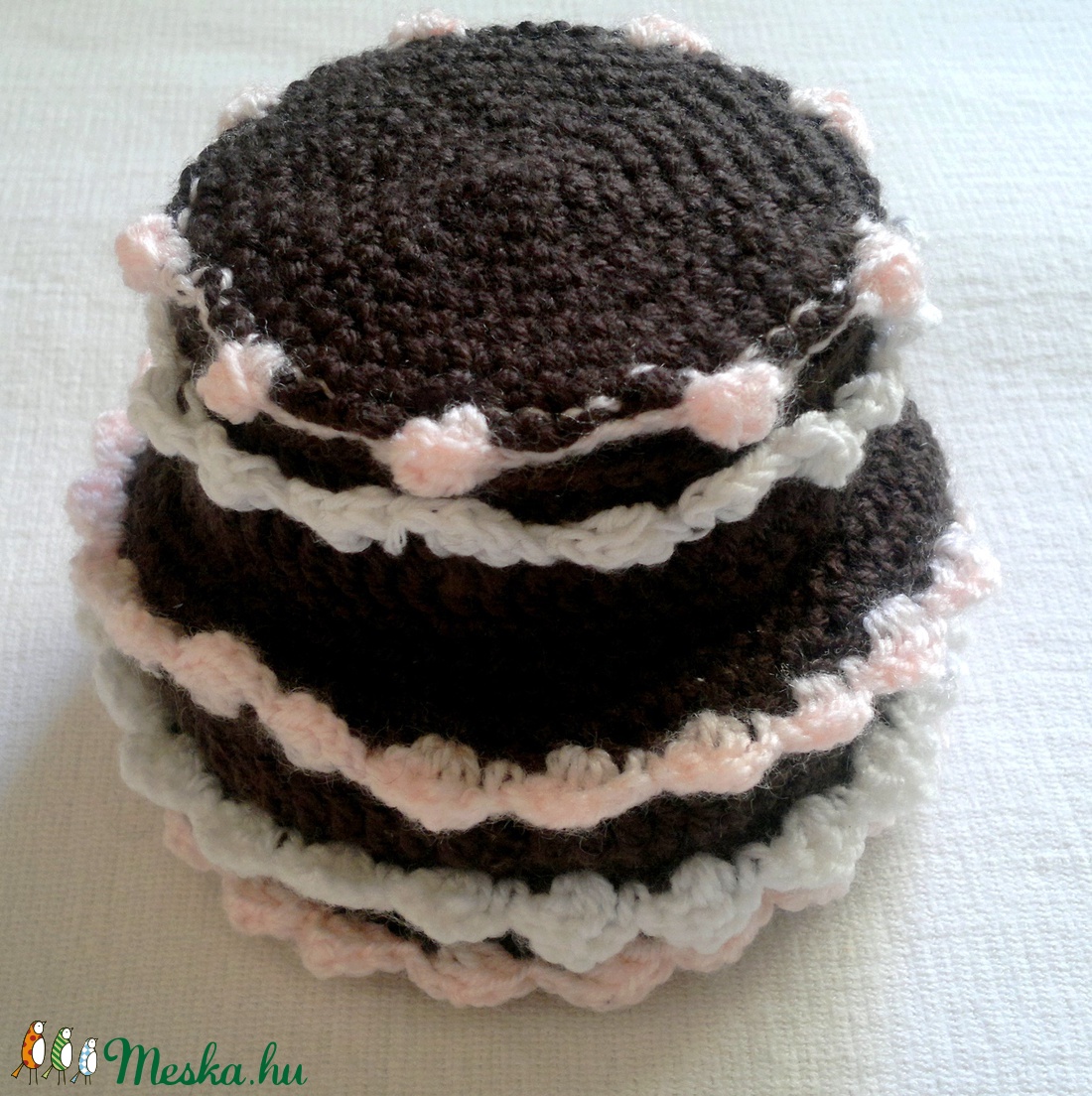 horgolt emeletes torta - otthon & lakás - dekoráció - asztaldísz - Meska.hu horgolt emeletes torta - otthon & lakás - dekoráció - asztaldísz - Meska.hu