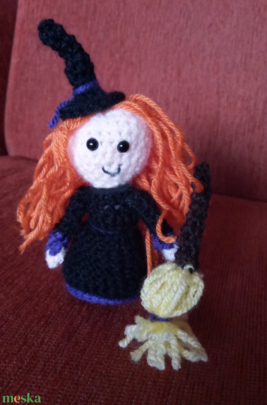 horgolt boszorkány figura Halloweenra - halloween - halloweeni figurák - Meska.hu horgolt boszorkány figura Halloweenra - halloween - halloweeni figurák - Meska.hu