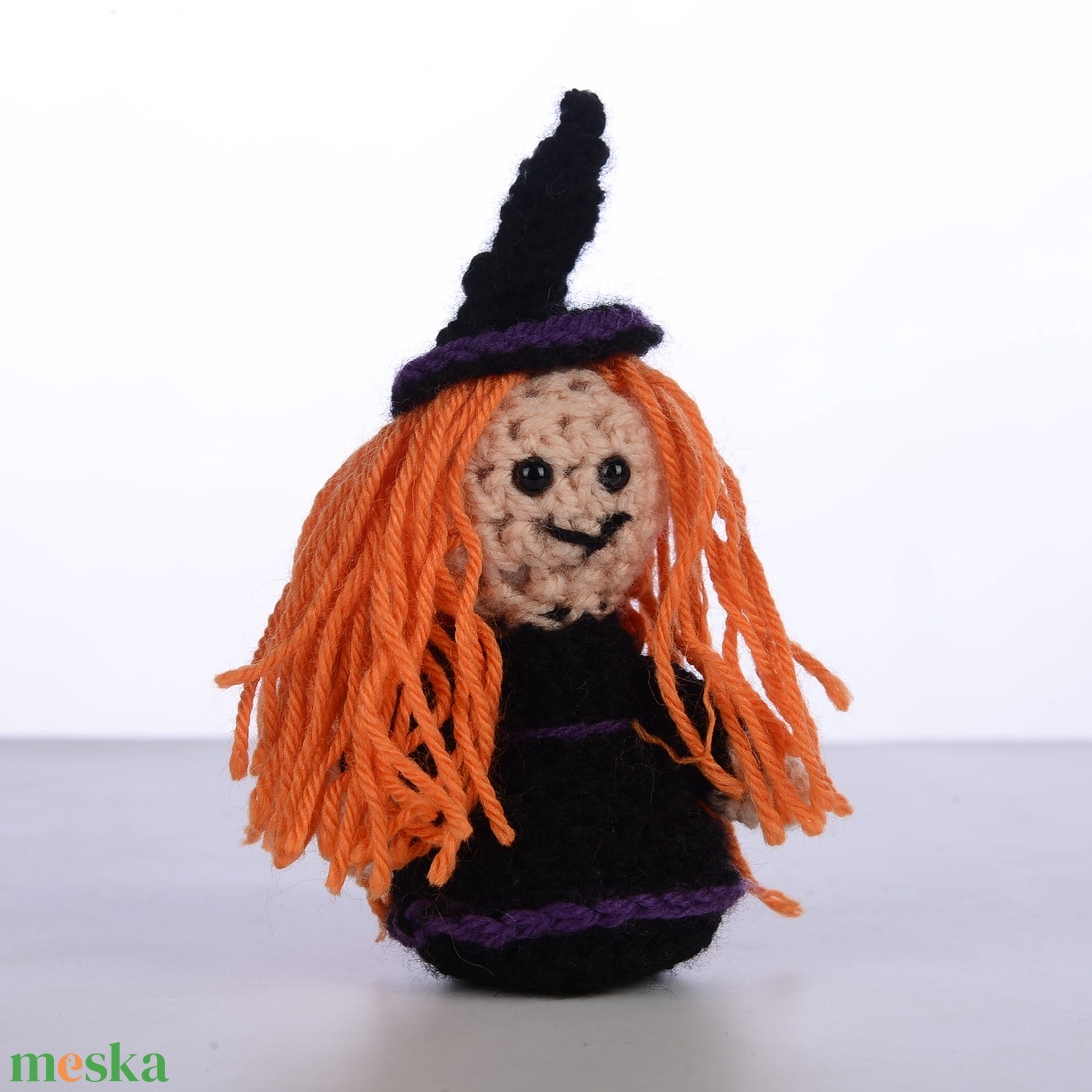Horgolt boszorkány figura Halloweenra - otthon & életmód - dekoráció - halloween - halloweeni figurák - Meska.hu Horgolt boszorkány figura Halloweenra - otthon & életmód - dekoráció - halloween - halloweeni figurák - Meska.hu