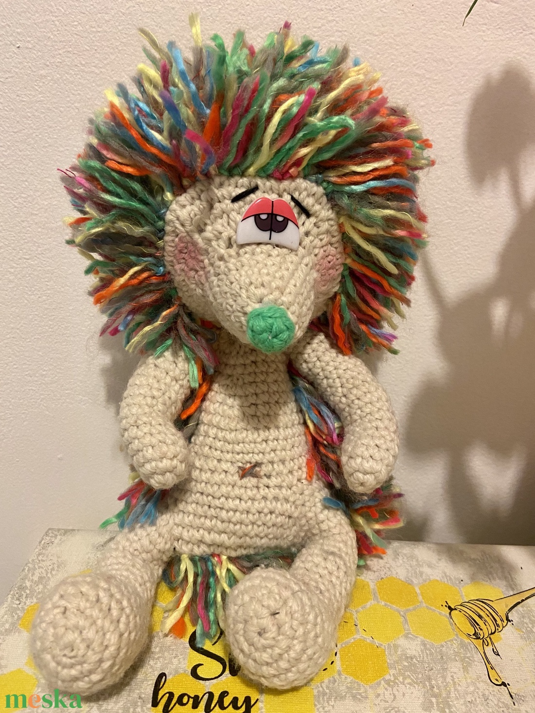 Horgolt amigurumi süni figura - játék & sport - plüssállat & játékfigura - süni - Meska.hu