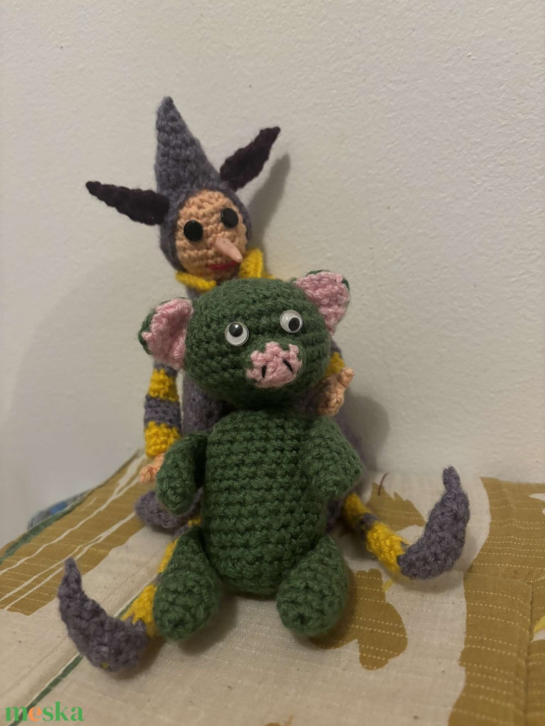 Horgolt amigurumi Mazsola és Táde figura - játék & sport - plüssállat & játékfigura - más figura - Meska.hu