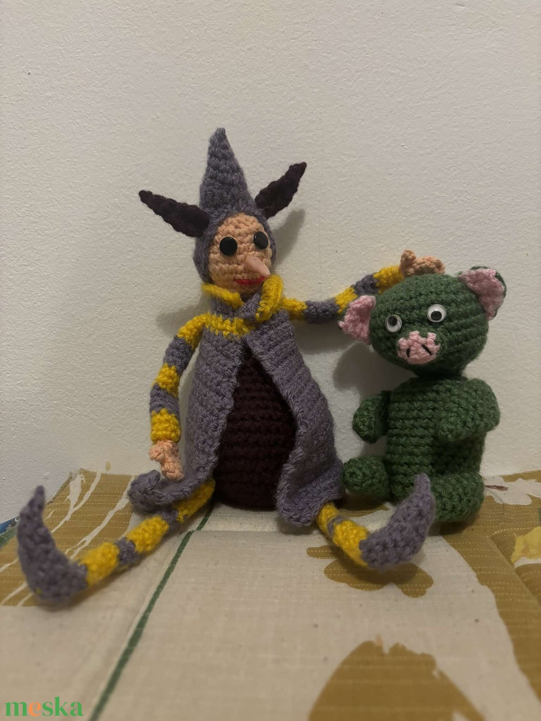 Horgolt amigurumi Mazsola és Táde figura - játék & sport - plüssállat & játékfigura - más figura - Meska.hu