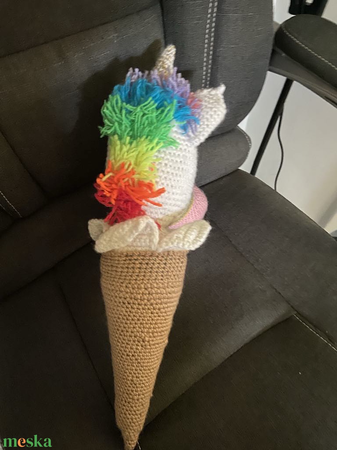 Horgolt amigurumi Unikornis fagyi - játék & sport - plüssállat & játékfigura - unikornis - Meska.hu Horgolt amigurumi Unikornis fagyi - játék & sport - plüssállat & játékfigura - unikornis - Meska.hu