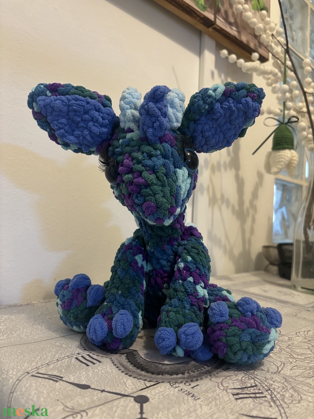 Amigurumi horgolt sárkány figura - játék & sport - plüssállat & játékfigura - plüss sárkány - Meska.hu