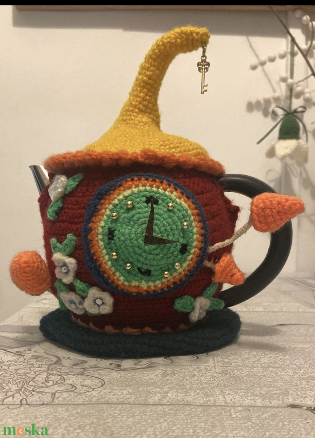 Amigurumi horgolt teáskanna huzat - otthon & életmód - dekoráció - halloween - halloweeni figurák - Meska.hu Amigurumi horgolt teáskanna huzat - otthon & életmód - dekoráció - halloween - halloweeni figurák - Meska.hu