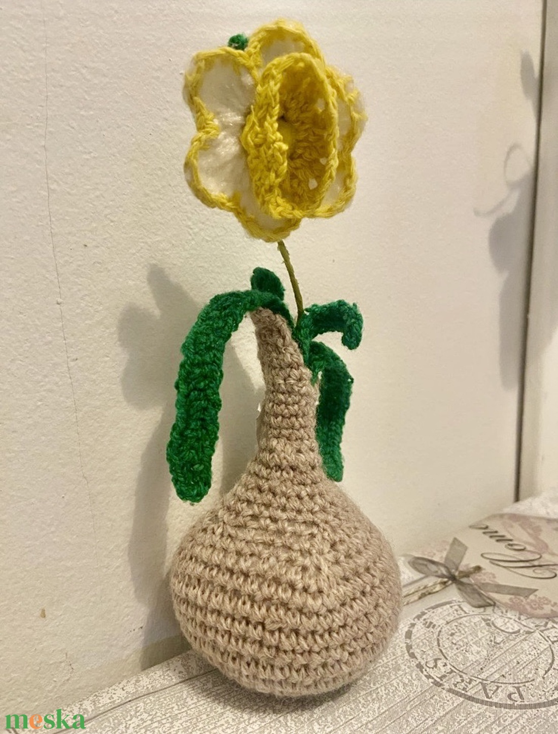 Amigurumi horgolt nárcisz virág - kellékek & szerszámok - dekorációs kellékek - figurák - Meska.hu Amigurumi horgolt nárcisz virág - kellékek & szerszámok - dekorációs kellékek - figurák - Meska.hu