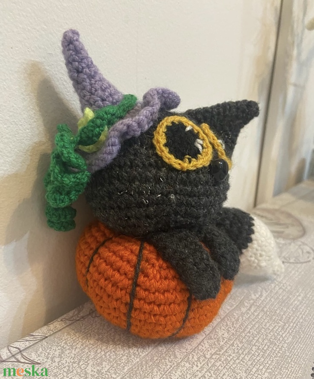 Amigurumi horgolt őszi cica - játék & sport - plüssállat & játékfigura - cica - Meska.hu Amigurumi horgolt őszi cica - játék & sport - plüssállat & játékfigura - cica - Meska.hu
