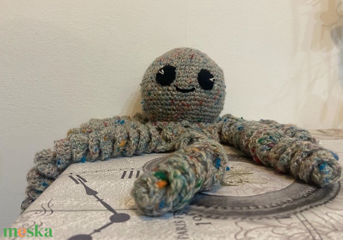 Amigurumi horgolt polip figura - játék & sport - plüssállat & játékfigura - polip - Meska.hu