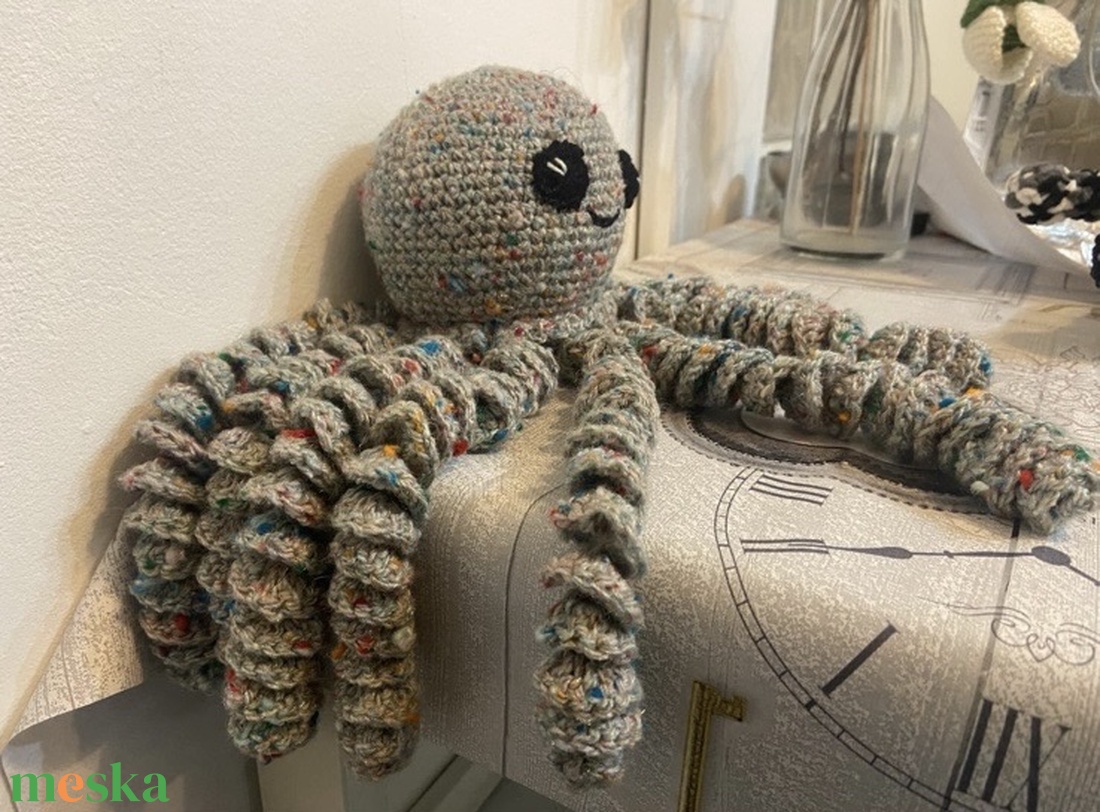Amigurumi horgolt polip figura - játék & sport - plüssállat & játékfigura - polip - Meska.hu