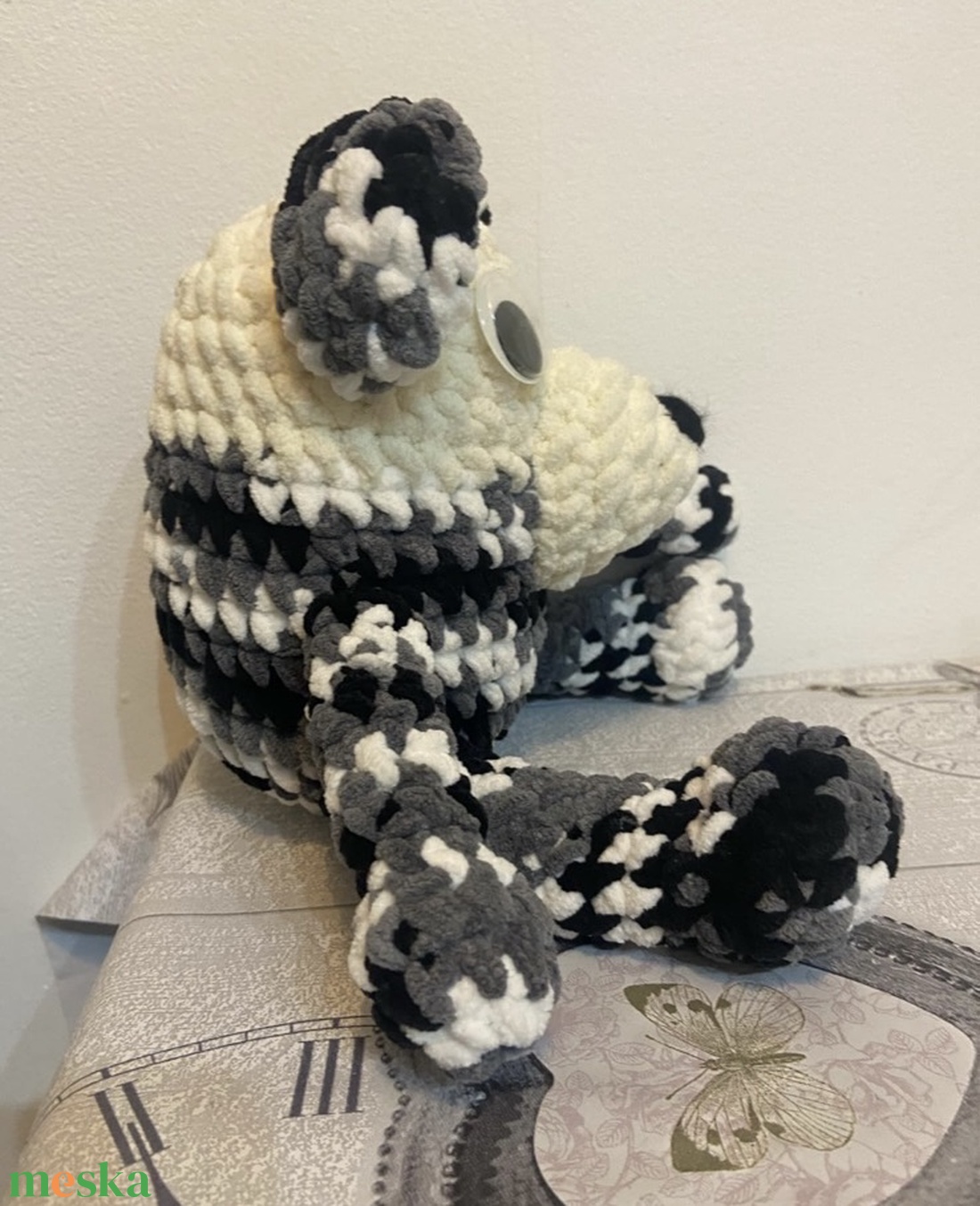 Amigurumi horgolt tarka kutya figura - játék & sport - plüssállat & játékfigura - kutya - Meska.hu Amigurumi horgolt tarka kutya figura - játék & sport - plüssállat & játékfigura - kutya - Meska.hu