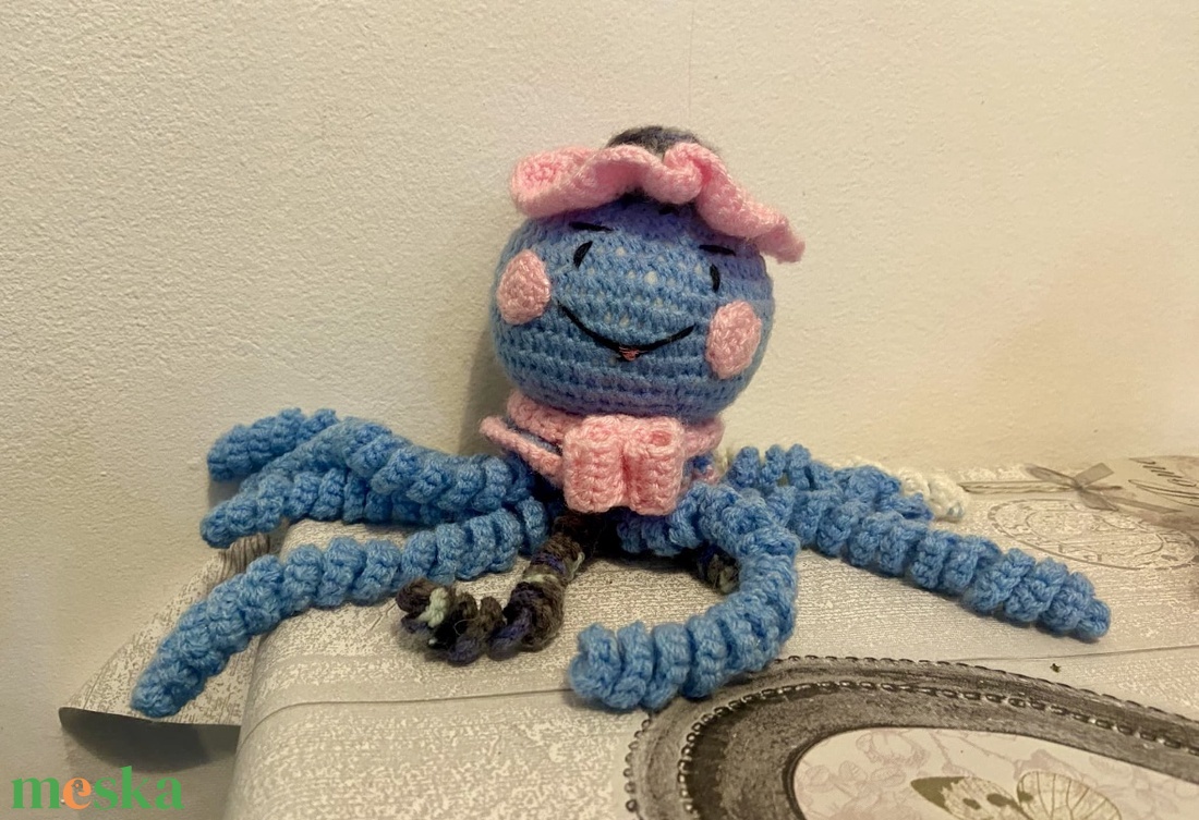 Amigurumi horgolt polip figura - játék & sport - plüssállat & játékfigura - polip - Meska.hu