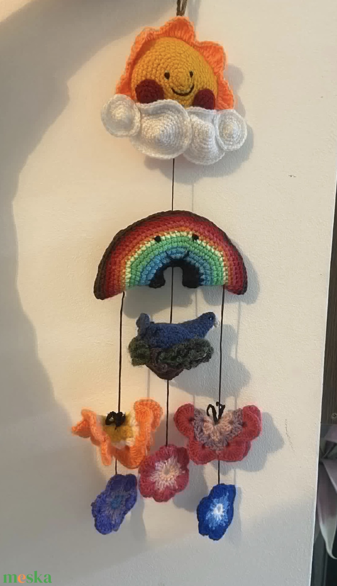 Amigurumi Horgolt ajtódísz - otthon & életmód - dekoráció - ajtó- és ablak dekoráció - ablakdísz - Meska.hu