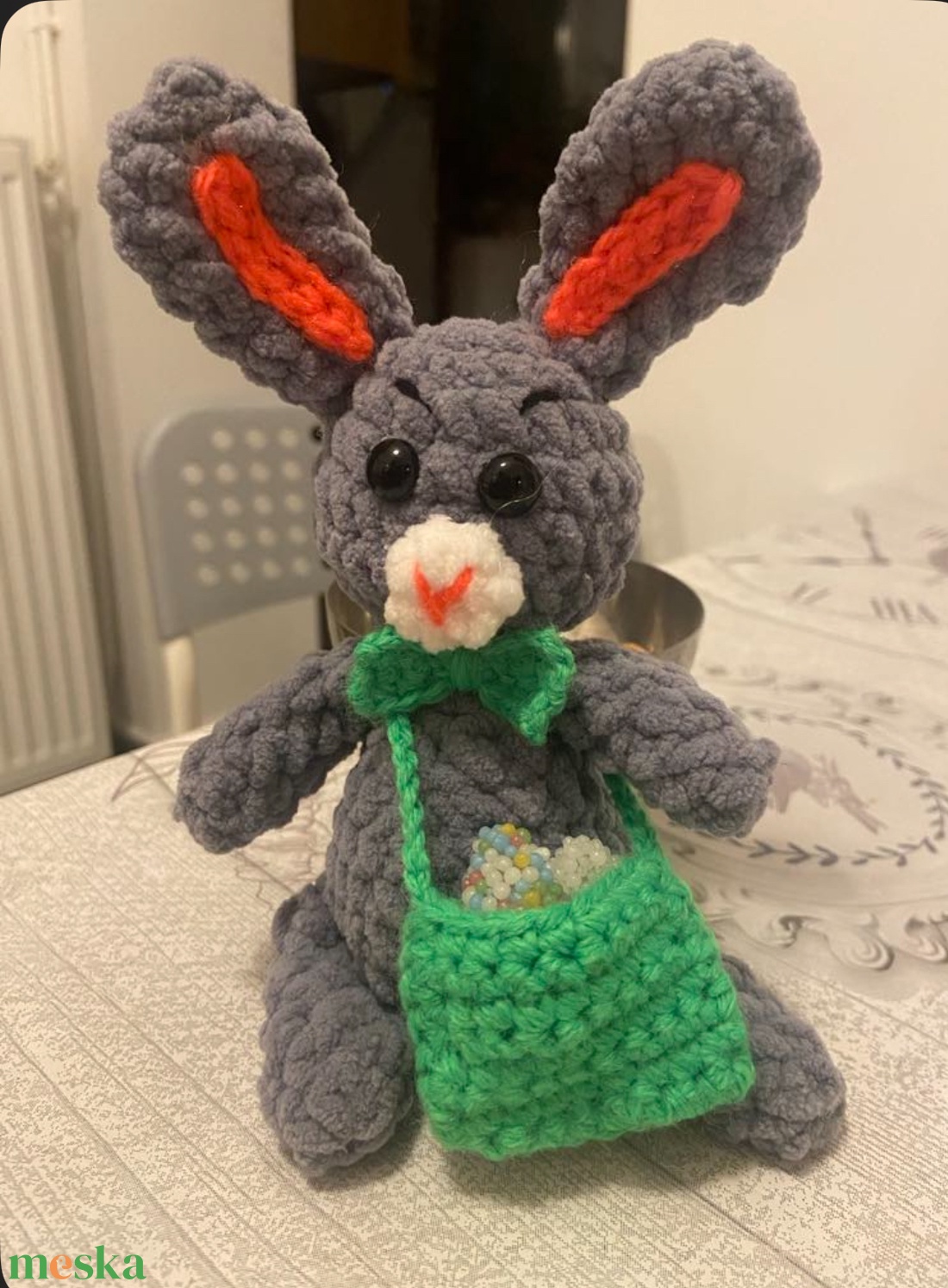 Horgolt amigurumi nyuszi figura - játék & sport - plüssállat & játékfigura - nyuszi - Meska.hu