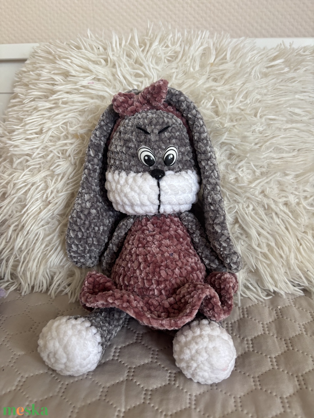 Horgolt amigurumi nyuszi lány - játék & sport - plüssállat & játékfigura - nyuszi - Meska.hu Horgolt amigurumi nyuszi lány - játék & sport - plüssállat & játékfigura - nyuszi - Meska.hu