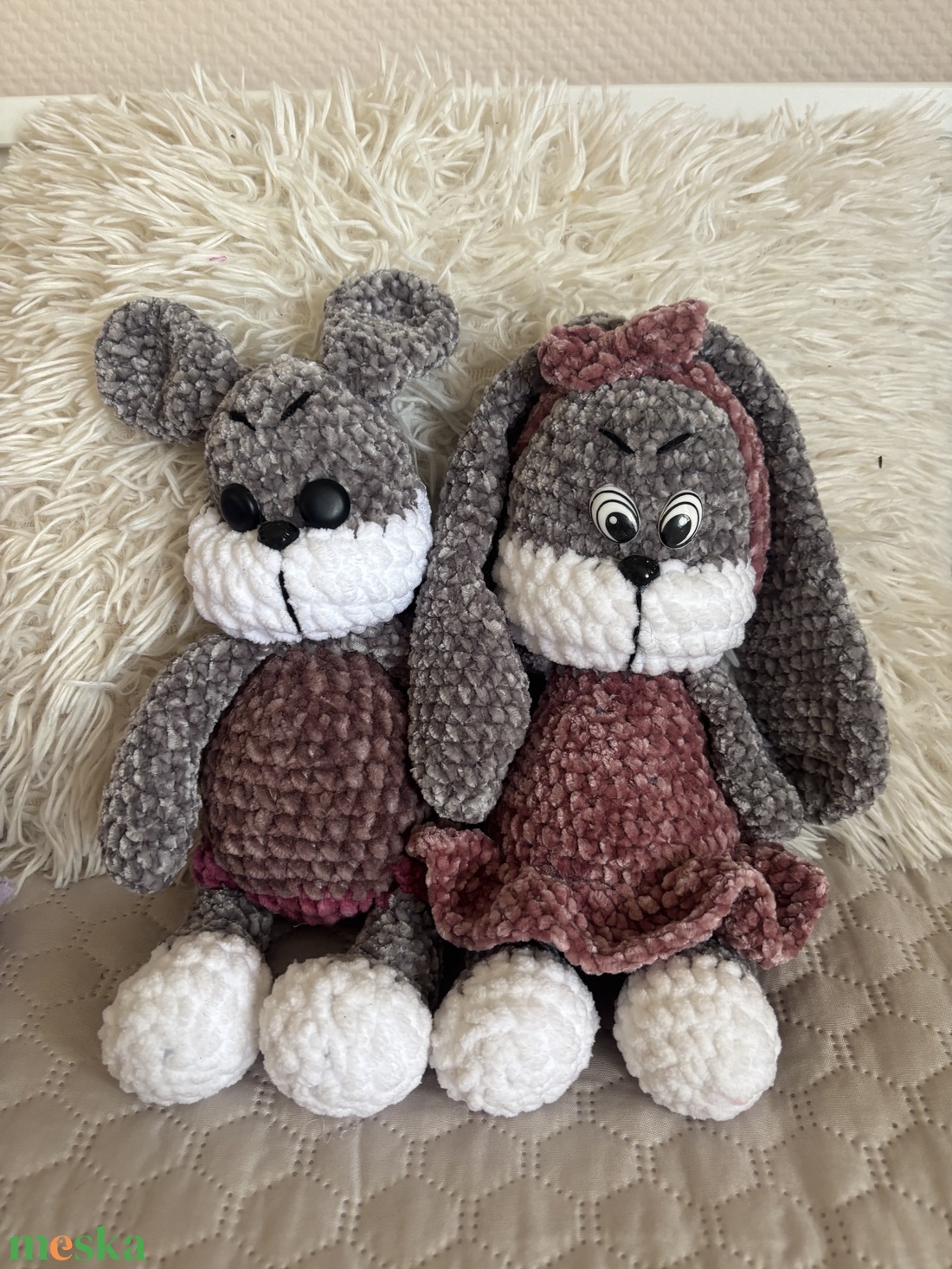 Horgolt amigurumi nyuszi lány - játék & sport - plüssállat & játékfigura - nyuszi - Meska.hu Horgolt amigurumi nyuszi lány - játék & sport - plüssállat & játékfigura - nyuszi - Meska.hu