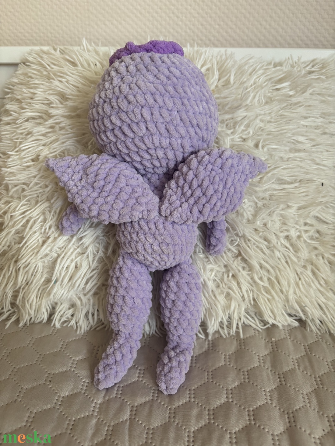 Amigurumi horgolt lila bogár - játék & sport - plüssállat & játékfigura - más figura - Meska.hu Amigurumi horgolt lila bogár - játék & sport - plüssállat & játékfigura - más figura - Meska.hu