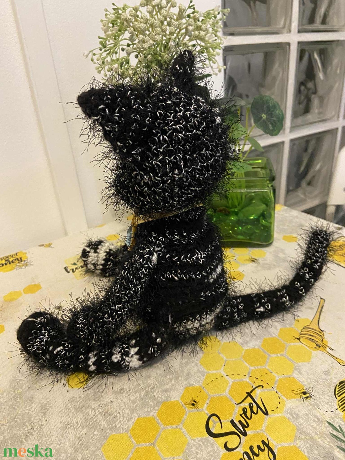 Amigurumi cica figura - játék & sport - plüssállat & játékfigura - cica - Meska.hu