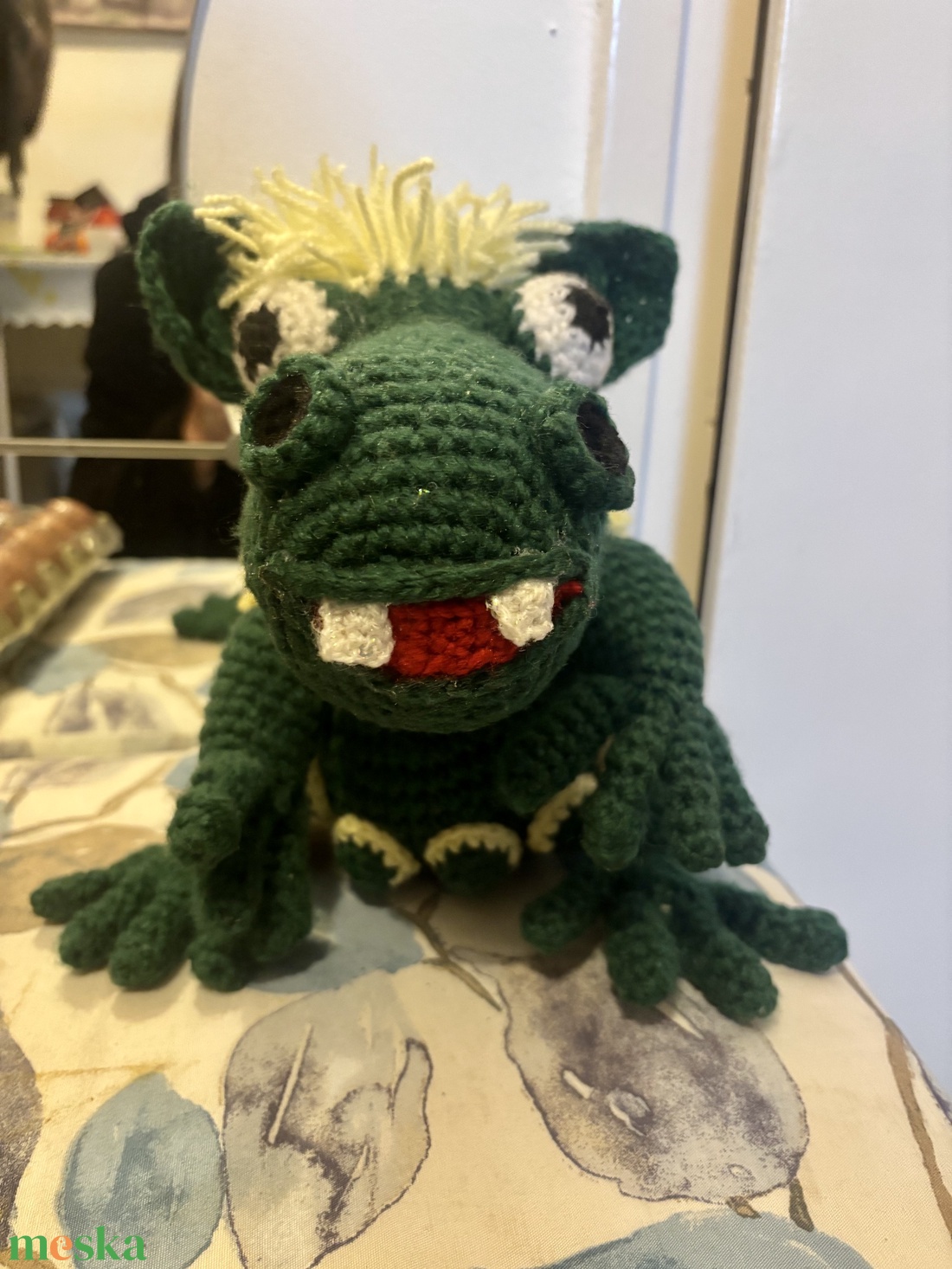 Amigurumi Süsü a sárkány - játék & sport - plüssállat & játékfigura - plüss sárkány - Meska.hu