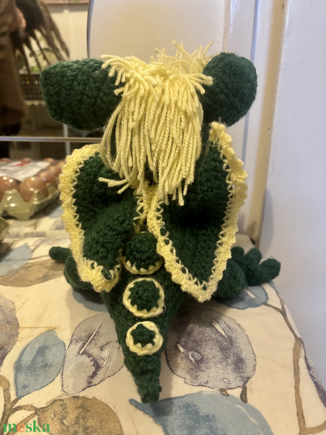 Amigurumi Süsü a sárkány - játék & sport - plüssállat & játékfigura - plüss sárkány - Meska.hu